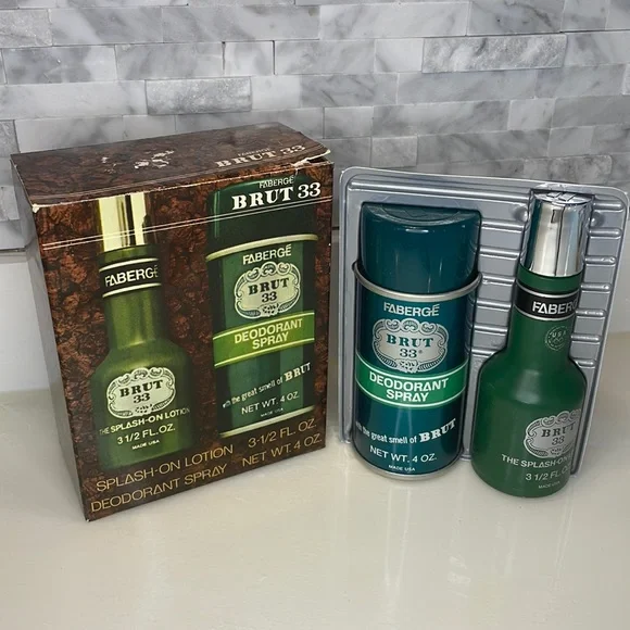 Faberge Other Vintage Collectible 7s Faberge Brut 33 Lotion